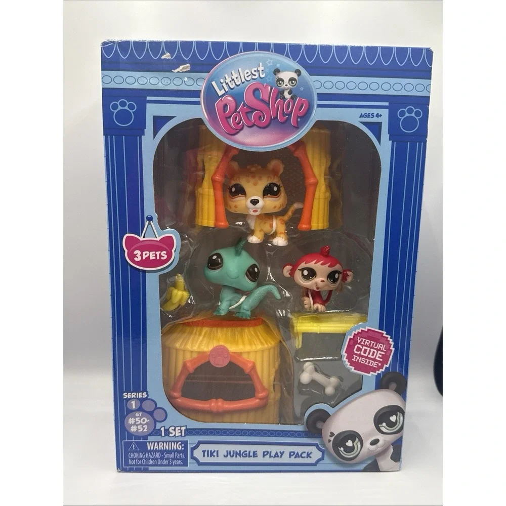 Littlest Pet Shop‎ Tiki Jungle Play Pack Figures Playset